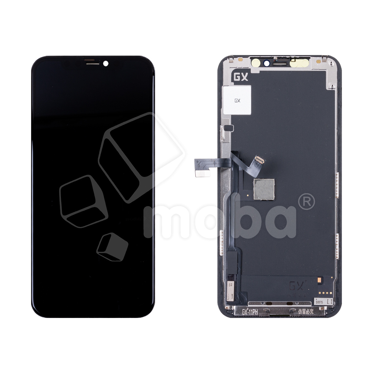 Дисплей для iPhone 11 Pro (A2215) в сборе с тачскрином Черный - GX (Hard OLED) (площадка под IC)