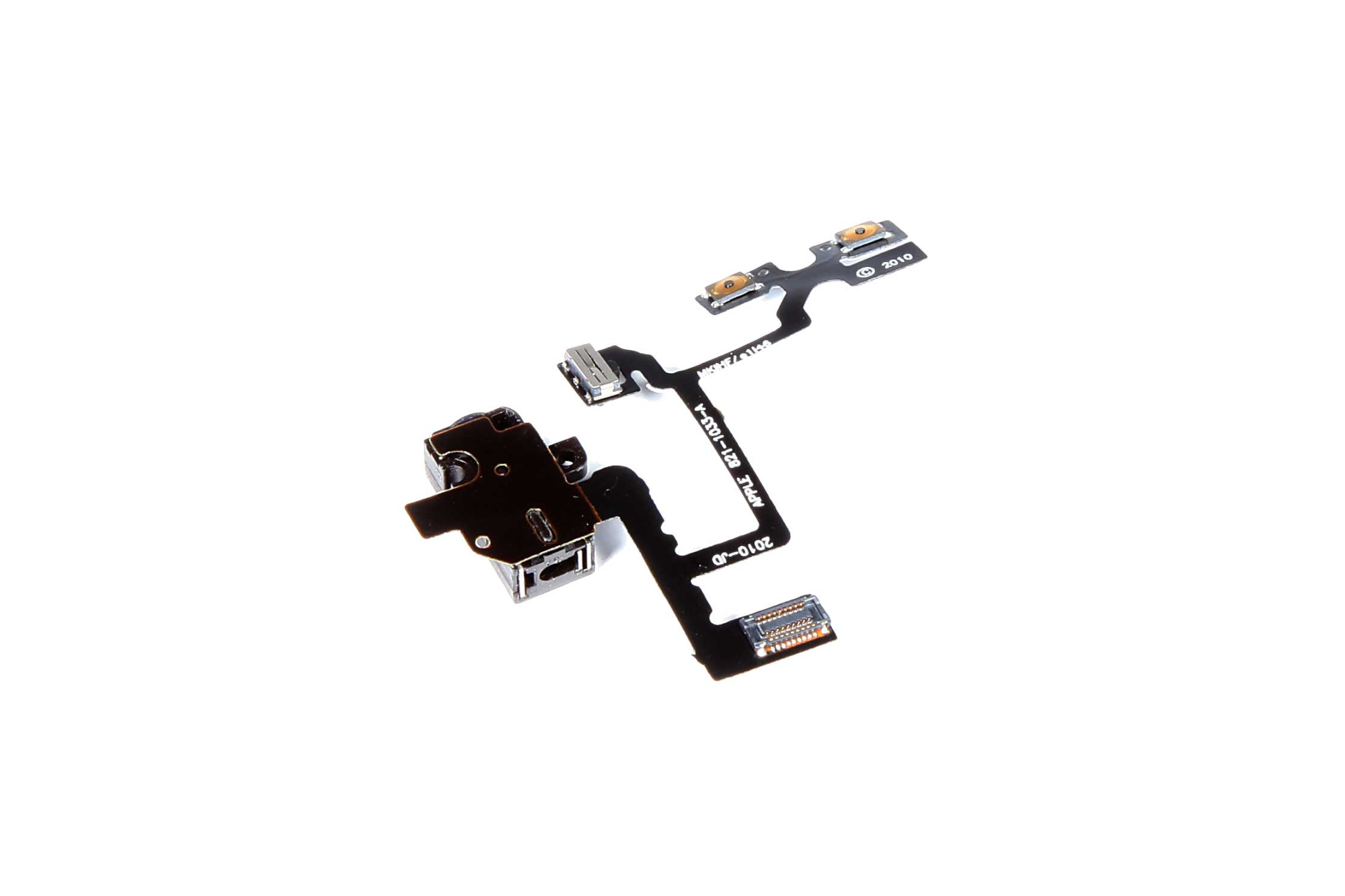 Шлейф для iPhone 4 Аудио разъемы Black ORIG