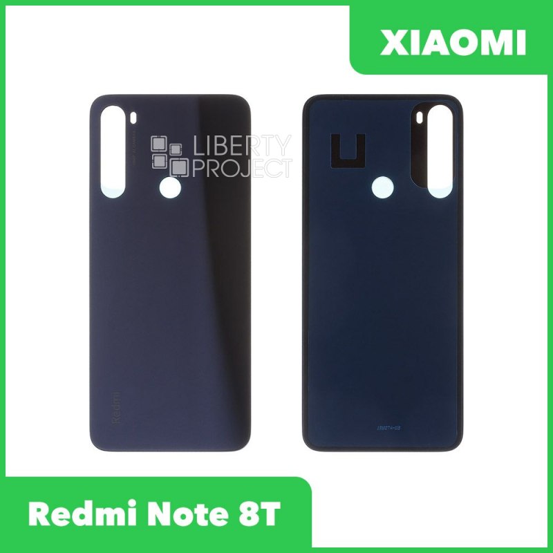 Задняя крышка для Xiaomi Redmi Note 8T (черный)