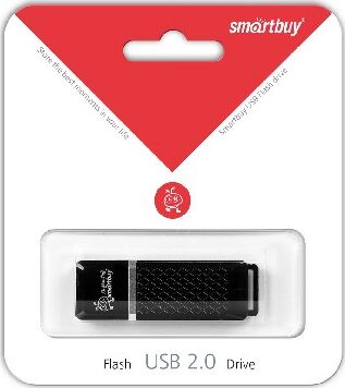 USB флеш SMARTBUY (SB8GBQZ-K) 8GB QUARTZ SERIES BLACK