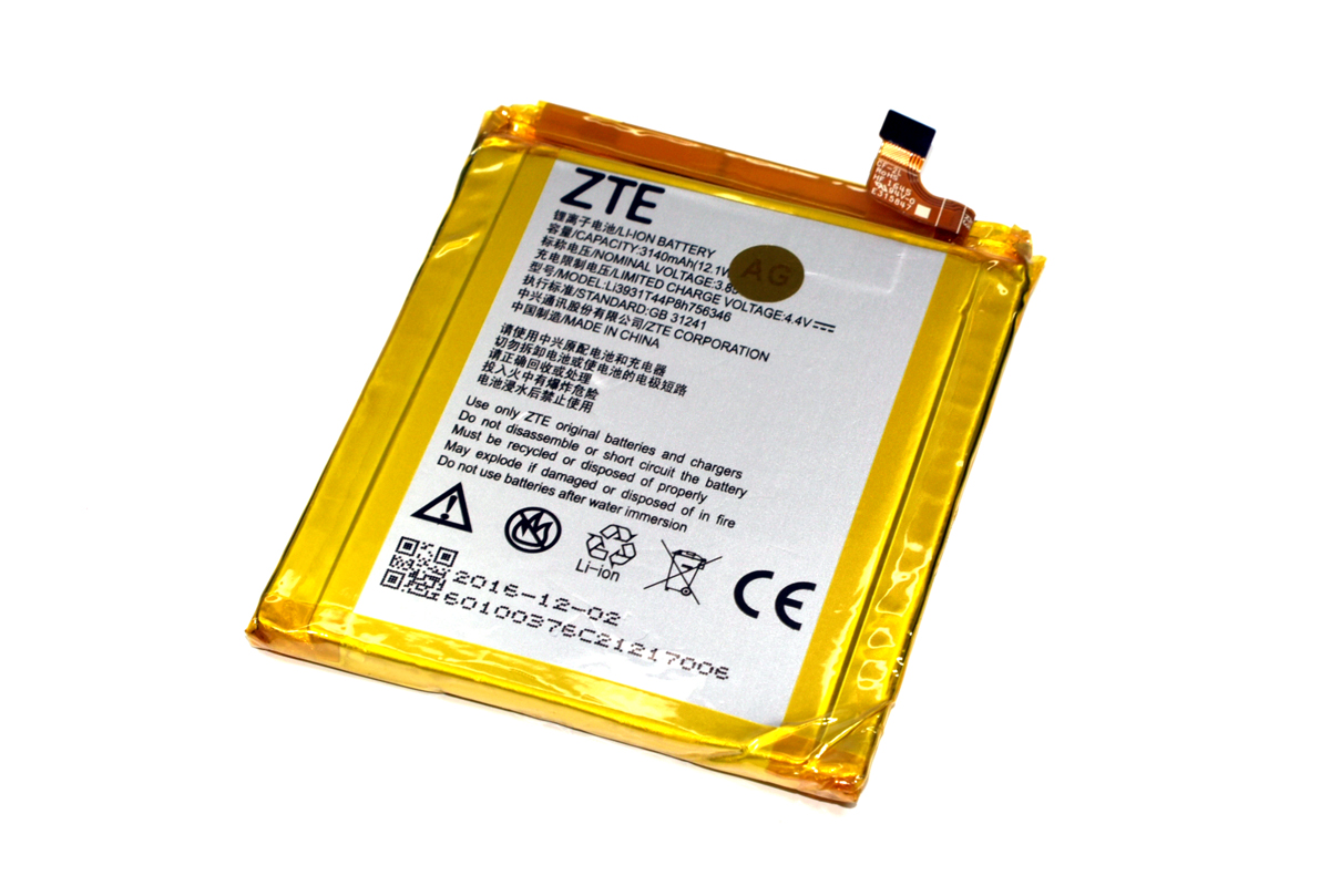 Аккумулятор для ZTE Li3931T44P8H756346/Axon 7/Axon7 A2017 3140 мАч батарея