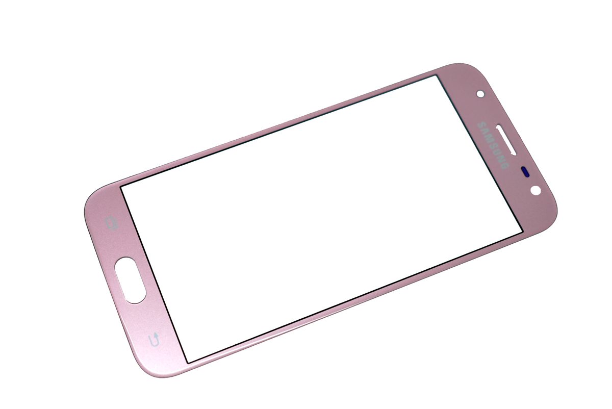 Стекло для переклейки Samsung Galaxy J3 (2017) J330 розовый