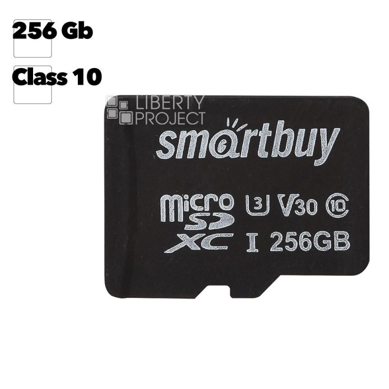 Карта памяти SmartBuy Micro SD 256Гб (class 10) без адаптера