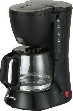 Кофеварка DELTA DL-8153 black