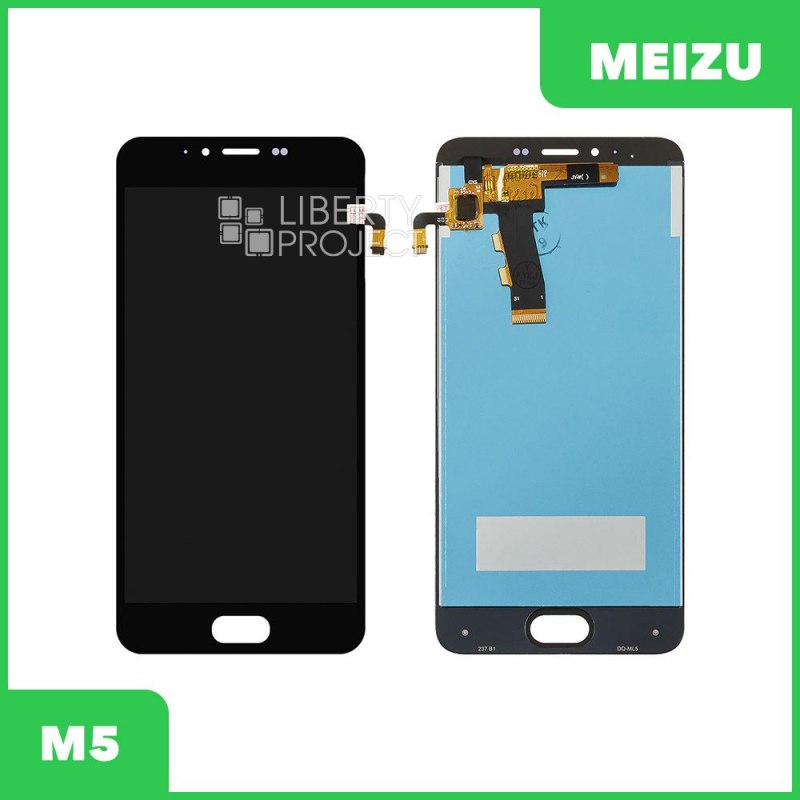 LCD дисплей для Meizu M5 (М611Н) с тачскрином (черный)