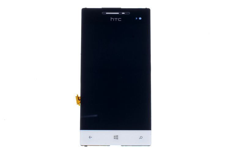 Дисплей для HTC 8S с рамкой белый