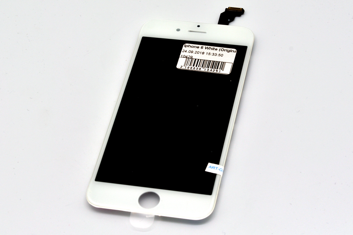 Дисплей для iPhone 6 с тачскрином снятый (модуль) ORIG белый