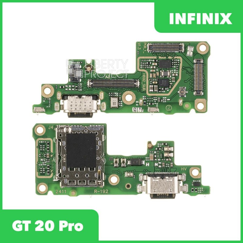 Шлейф/FLC Infinix GT 20 Pro (X6871) на системный разъём/микрофон