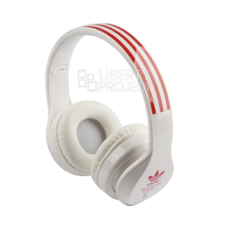 Bluetooth гарнитура Adidas BT-11 накладные наушники (белая/коробка)
