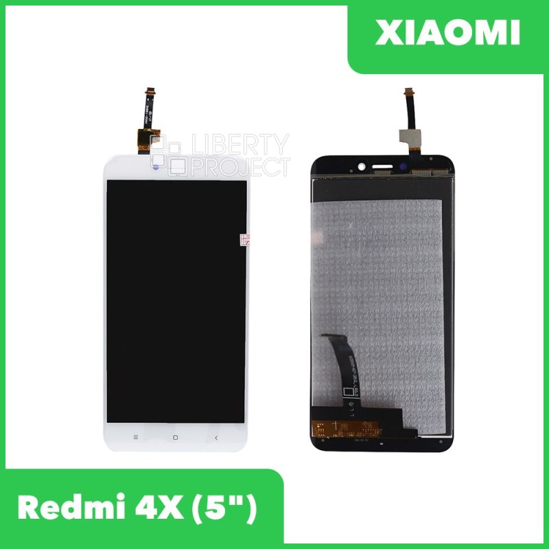 LCD дисплей для Xiaomi Redmi 4X с тачскрином (белый) Premium Quality