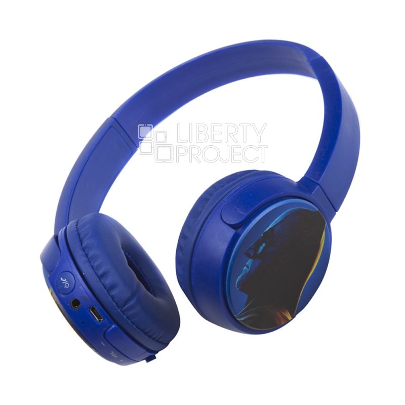 Bluetooth беспроводная гарнитура JUSTICE LEAGUE KR-1000 "Batman" (синяя)