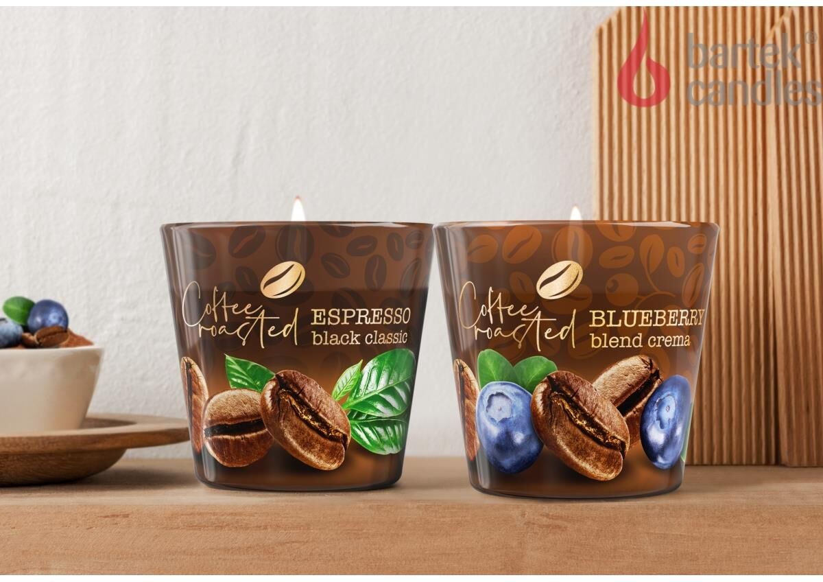 Свеча BARTEK Кофе обжаренный (Coffee Roasted) 115гр в стакане