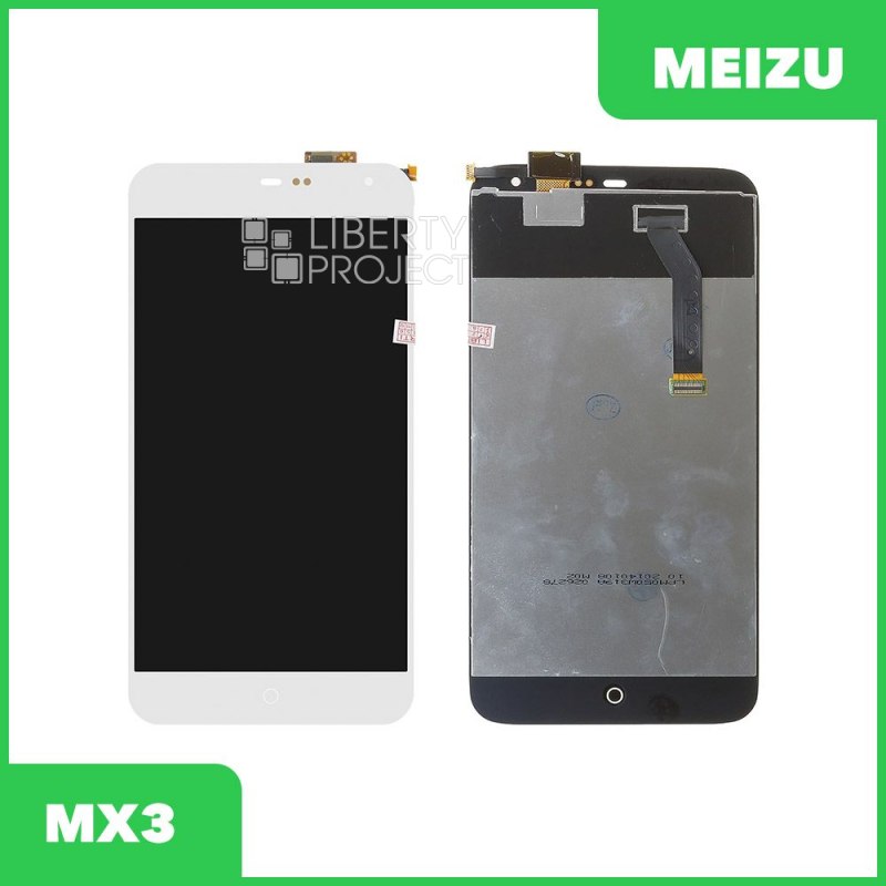 LCD дисплей для Meizu MX3 с тачскрином (белый)