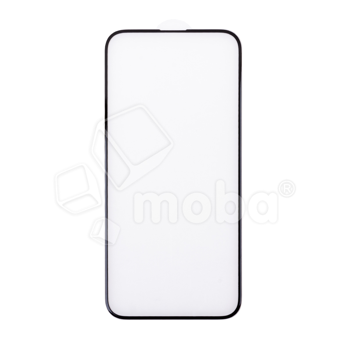 Защитное стекло "Премиум" для iPhone 15 Plus Черный (Закалённое+, полное покрытие)