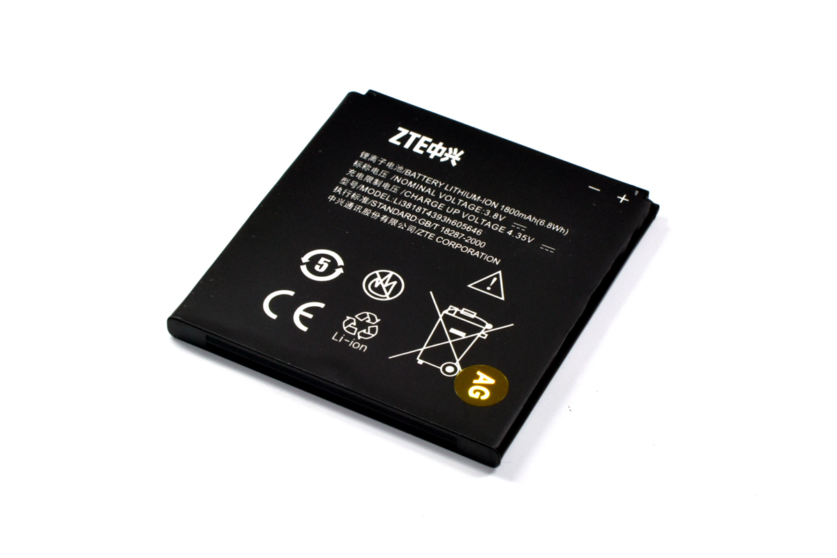 Аккумулятор для ZTE Li3818T43P3H605646/N909/V818 1800 мАч батарея