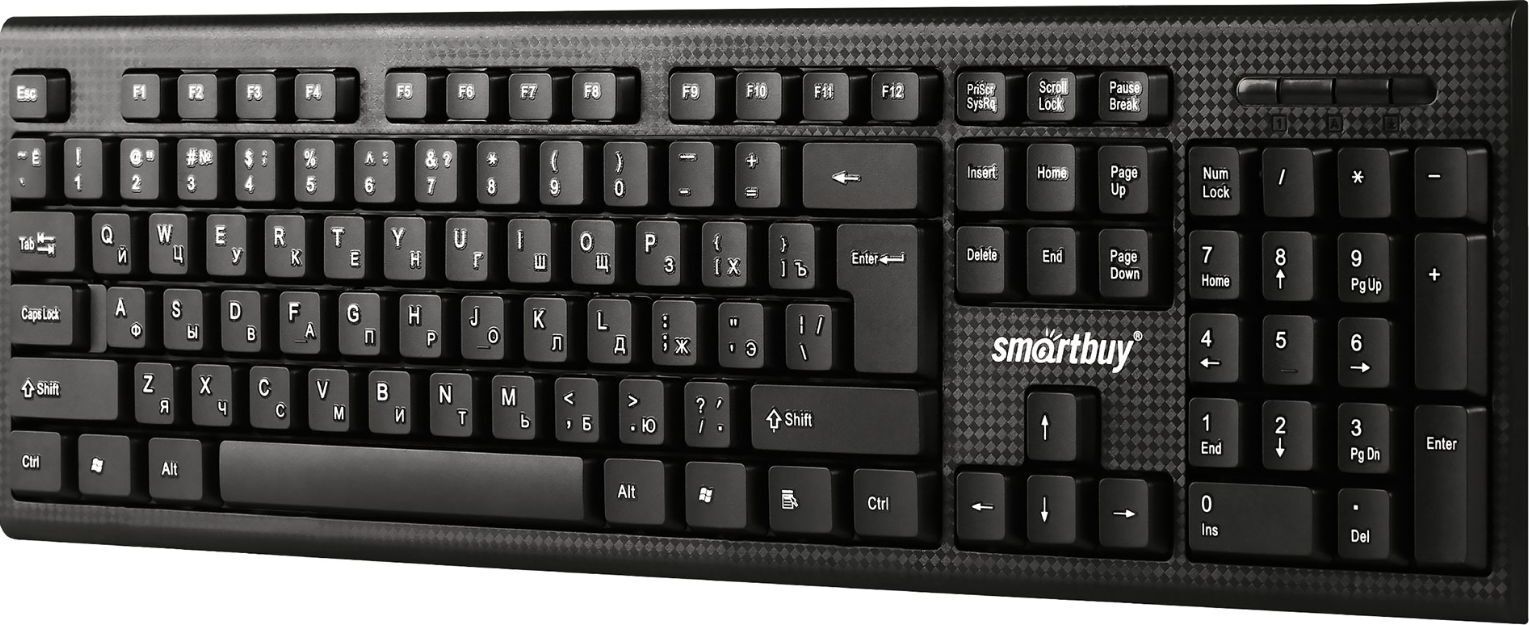 Клавиатура SMARTBUY (SBK-115-K) ONE 115, черный