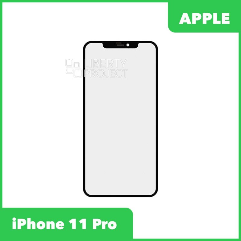 G+OCA PRO стекло для IPhone 11 Pro олеофобное покрытие (черный)
