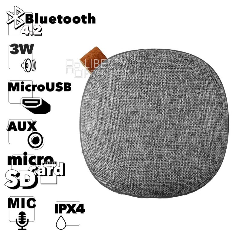 Bluetooth колонка AWEI Y260 BT4.2, 3W, AUX/microSD/MicroUSB (черный)
