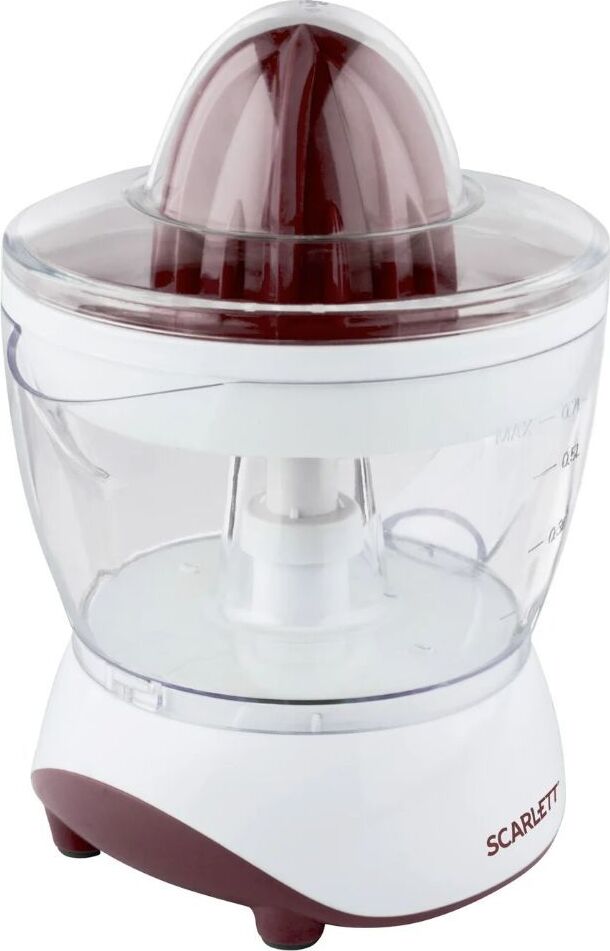 Соковыжималка SCARLETT SC-JE50C06 белый с красным