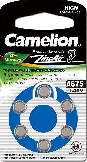 Элементы питания CAMELION (12826) ZA675 BL-6