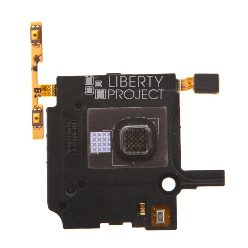 Шлейф/FLC Samsung A7 2015 (динамик полифонический в сборе с кнопками громкости и верхним микрофоном)