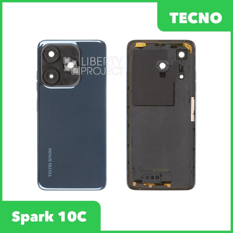 Задняя крышка для Tecno Spark 10C (KI5k) (синий)