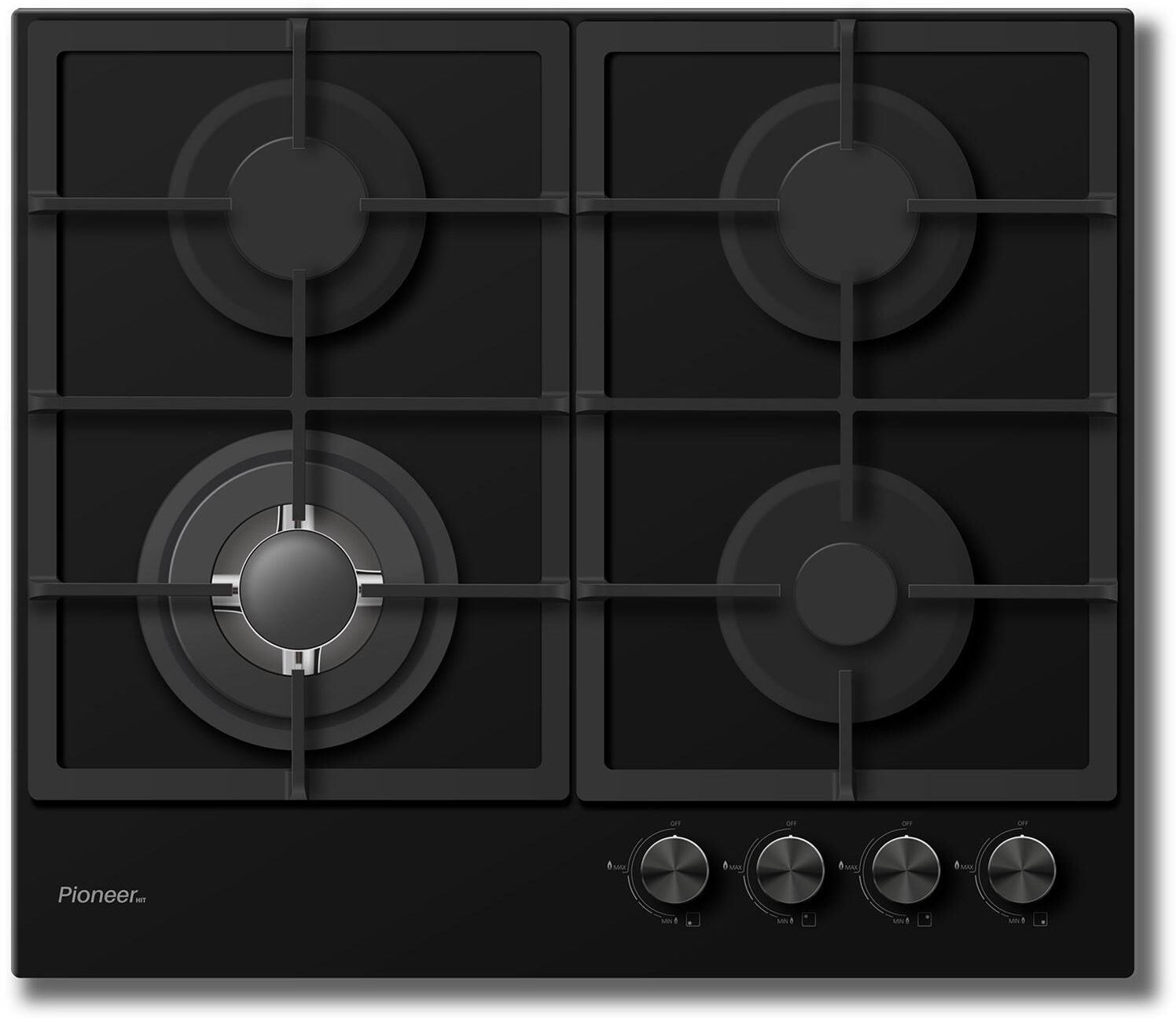 Варочная газовая поверхность PIONEER GHB60402G_BL