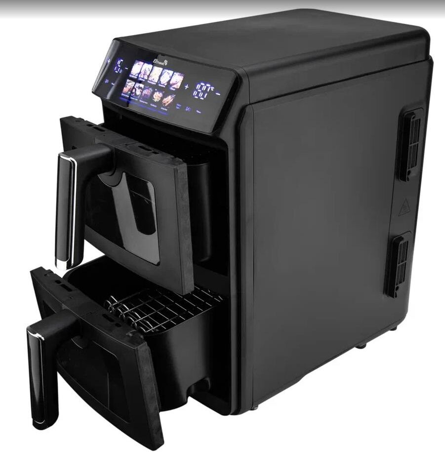 Аэрогриль ELTRONIC (777-03) 12 литров/2600w 2 Чаши (черный)