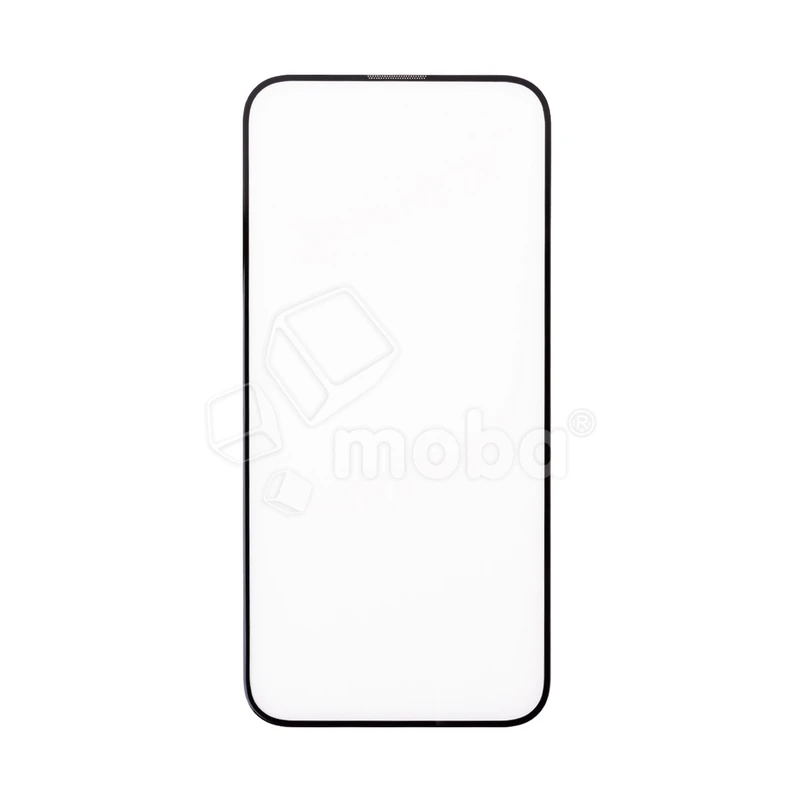 Защитное стекло "Стандарт" для iPhone 15 Черный (Полное покрытие)