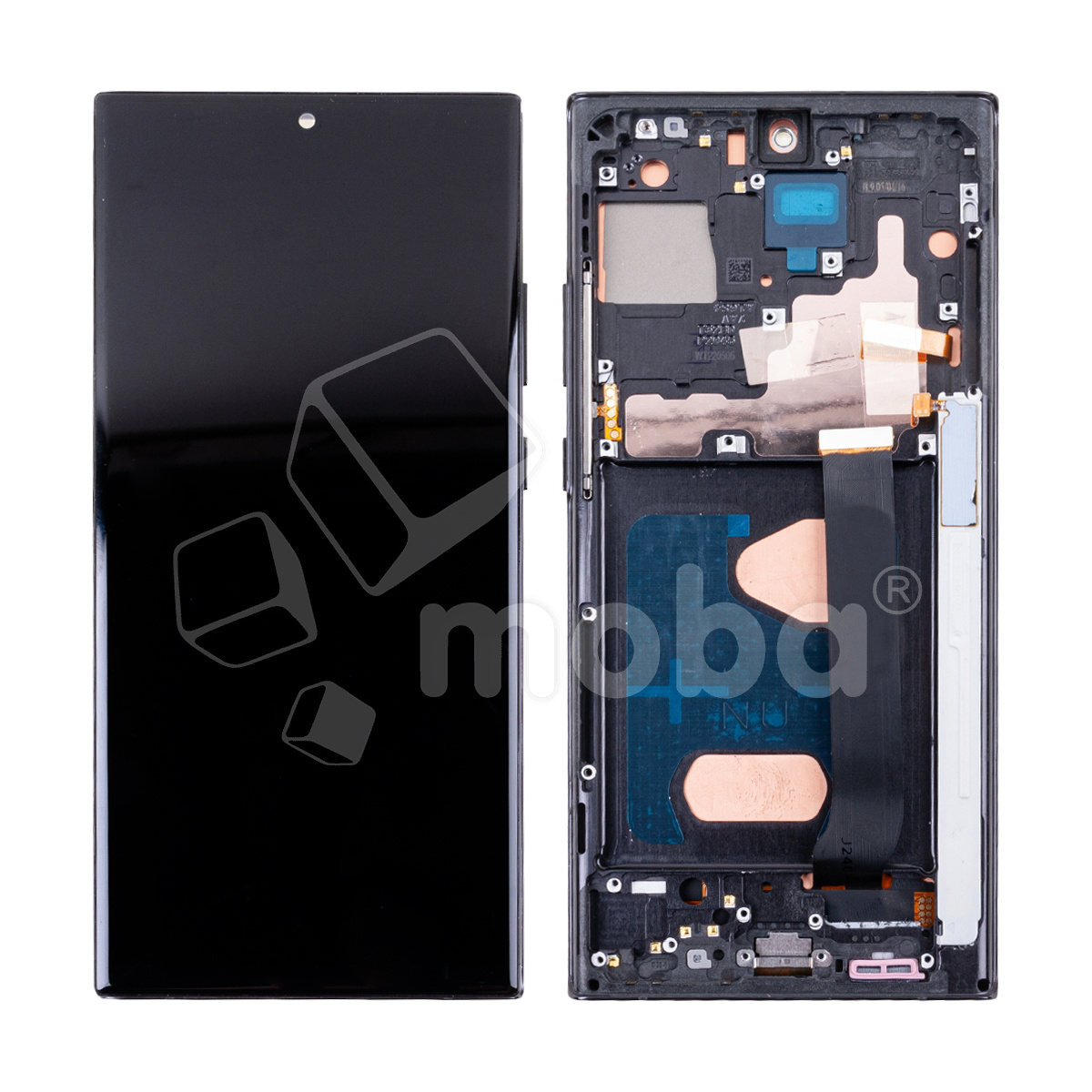 Дисплей для Samsung Galaxy Note 20 Ultra (N985F/N986F) модуль с рамкой Черный - (In-Cell)