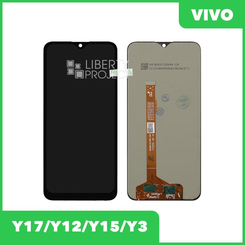 LCD дисплей для Vivo Y11/Y17/Y12/Y15/Y3 с тачскрином (черный)