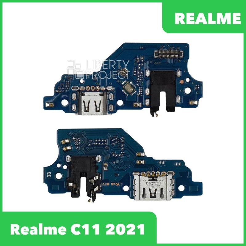 Шлейф/FLC Realme C11 2021 (RMX3231)/C20 (RMX3063)/C21 (RMX3201)/Narzo 50i (RMX3235) на сис разъём