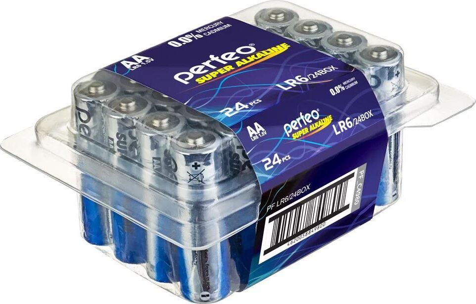 Батарейки PERFEO (PF_C4980)LR6/24BOX SUPER ALKALINE
