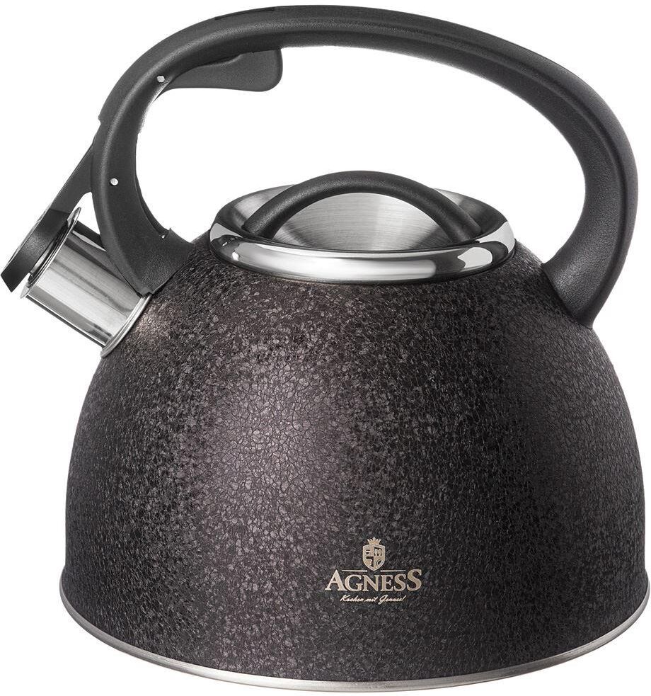 Чайник AGNESS 907-251 BLACK индуция 2,5л