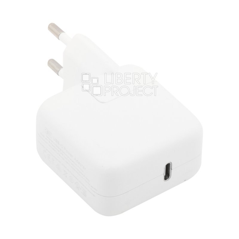 СЗУ USB-C 18W Power Adapter с выходом USB Type-C+кабель Lightning 8-pin (белое/коробка)