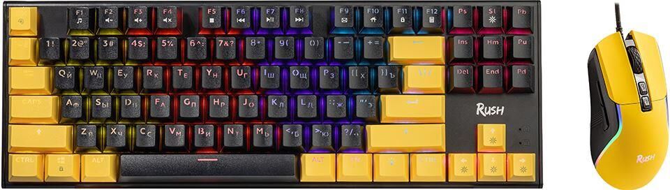 Клавиатура+мышь SMARTBUY (SBC516GK) SBC516GK черно-желтый