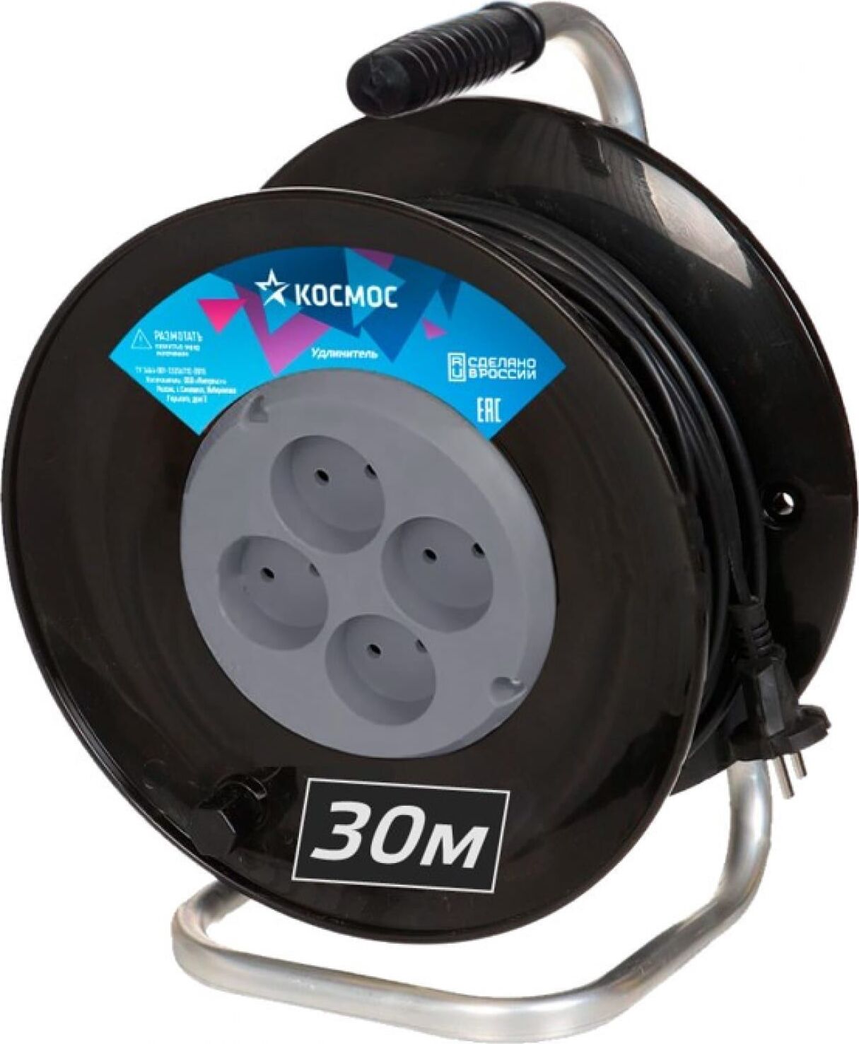 Удлинитель КОСМОС YKKSM30M-4G(6A)