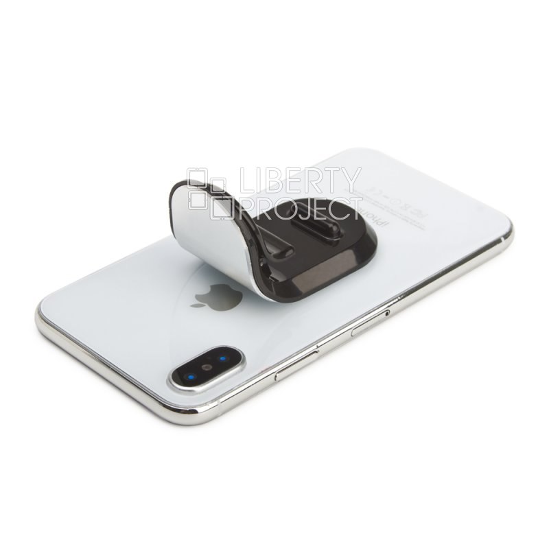 Держатель в автомобиль "Air Outlet" Car Gravity Phone Stand магнитный в воздуховод (серебро/коробка)