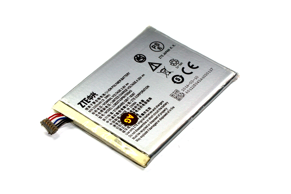 Аккумулятор для ZTE Li3825T43P6H755543/Q705U 2500 мАч батарея