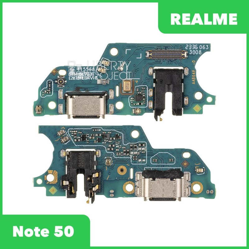 Шлейф/FLC Realme Note 50 (RMX3834) на системный разъём/микрофон, ориг