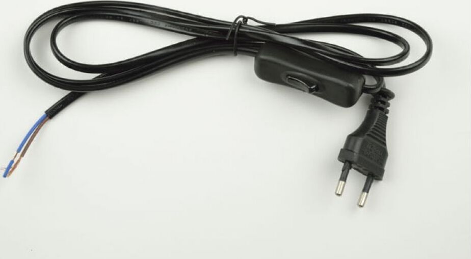 Сетевой шнур с вилкой и выключателем UNIEL (UL-00004432) UCX-C11/02A-170 BLACK