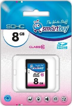 Карта памяти SMARTBUY (SB8GBSDHCCL10) SDHC 8GB Class10