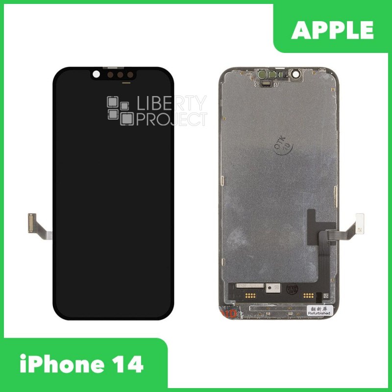 LCD дисплей для Apple iPhone 14 (черный) с тачскрином original (change glass) без ошибки