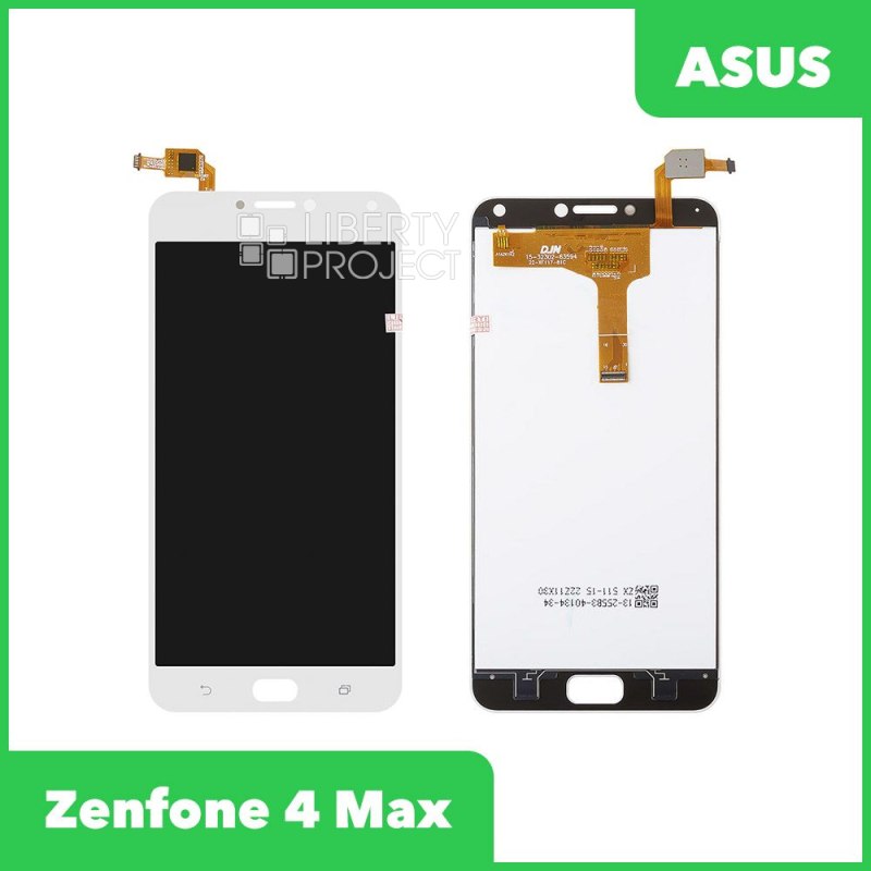 LCD дисплей для Asus Zenfone 4 Max (ZC554KL) в сборе с тачскрином (белый)