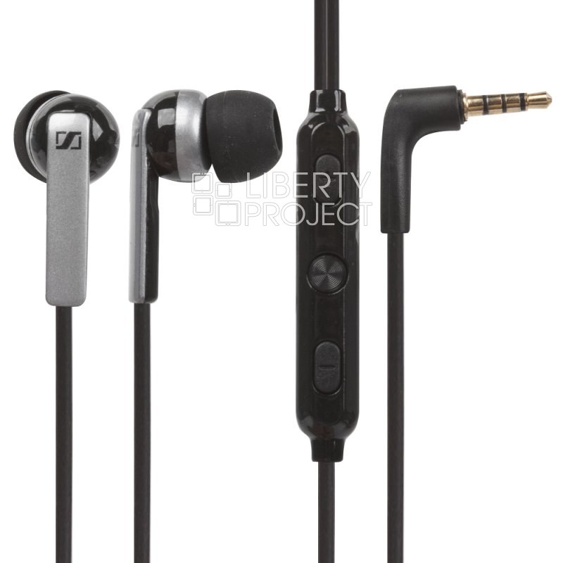 Гарнитура Sennheiser CX 200-I (черные/коробка)