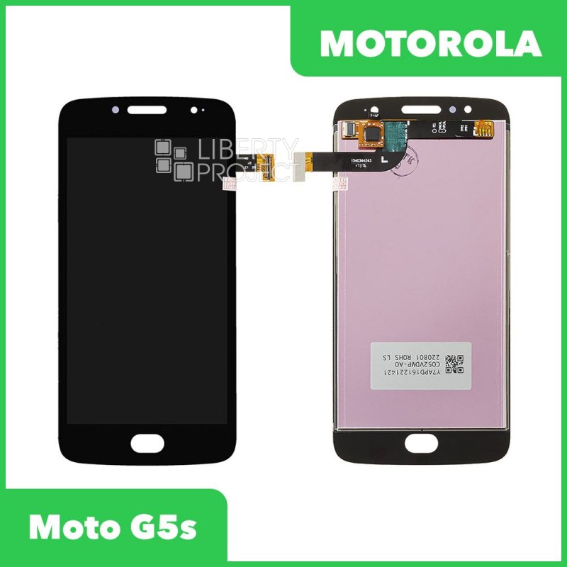LCD дисплей для Motorola Moto G5s (XT1794) с тачскрином (черный)