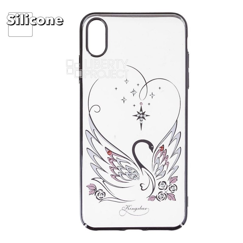 Силиконовый чехол Kingxbar Iphone Xs MAX (Л- но)