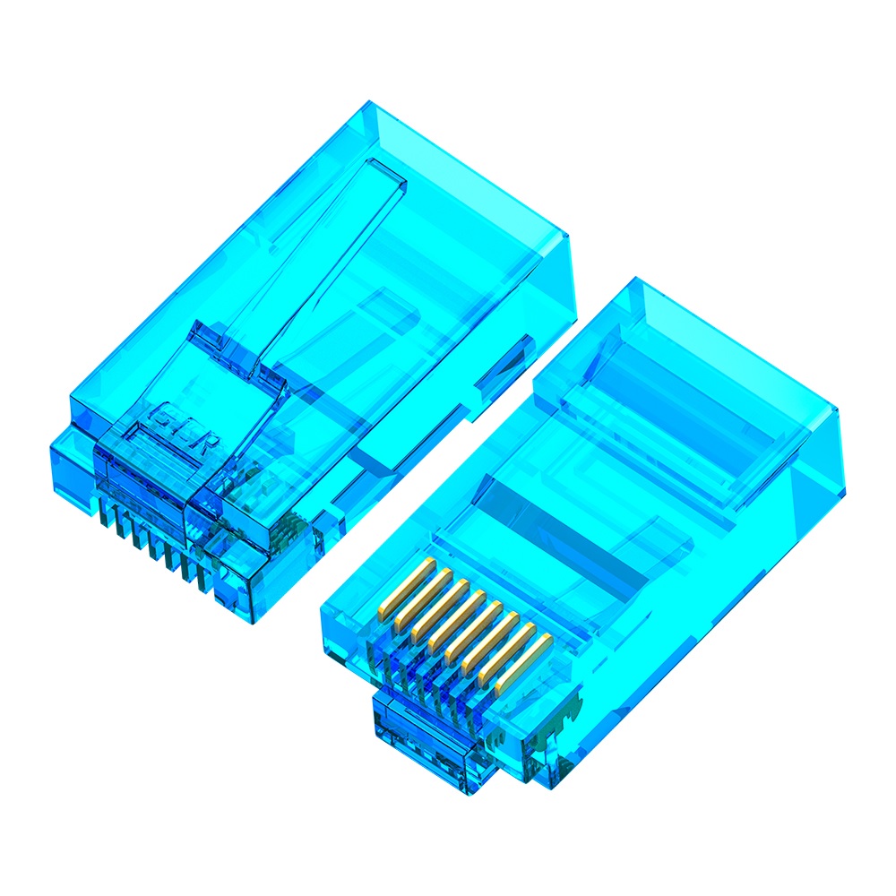 Джек RJ-45 (синий) 8P8C кат 5е. Unibrave