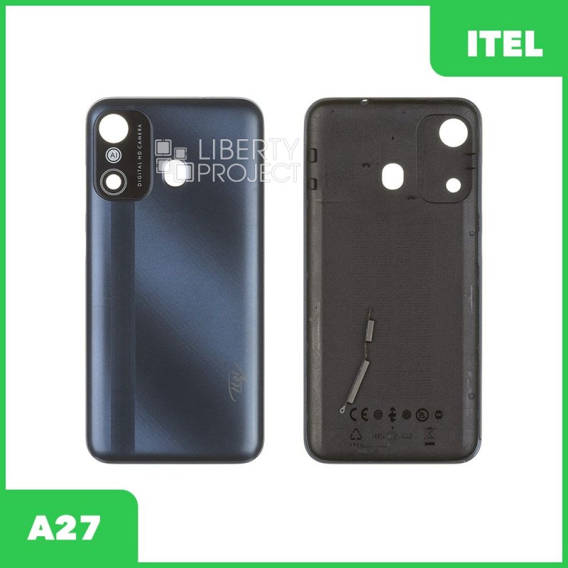 Задняя крышка для Itel A27 (синий)