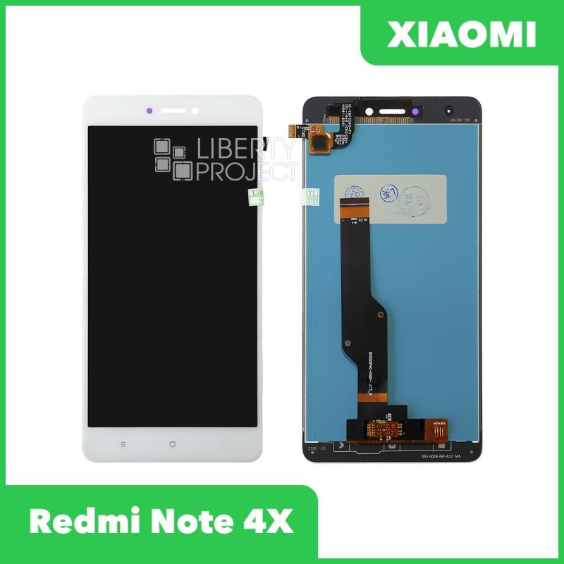 LCD дисплей для Xiaomi Redmi Note 4X с тачскрином (белый)